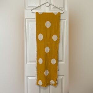 Modcloth Mustard Polka Dot Scarf